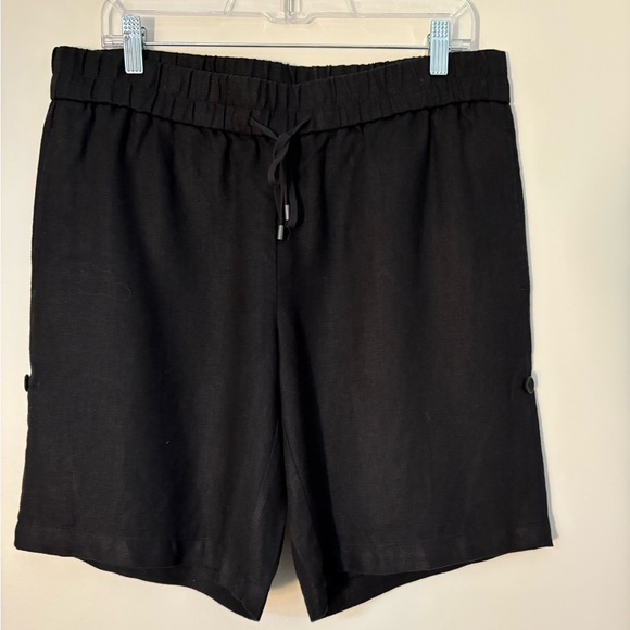 Eileen Fisher Pants - Eileen Fisher Black Pull On Shorts